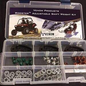 Rooster Weight Kit, Dirt, 44g-64g, Polaris RZR 570